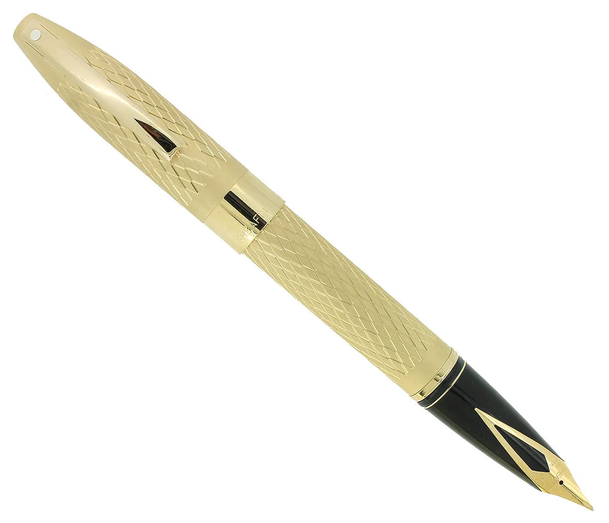 2003 SHEAFFER LEGACY HERITAGE KING'S GOLD 18K MED NIB FOUNTAIN PEN NEVER INKED