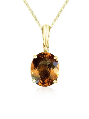 9kt Yellow Gold Citrine 11.72ct enhancer