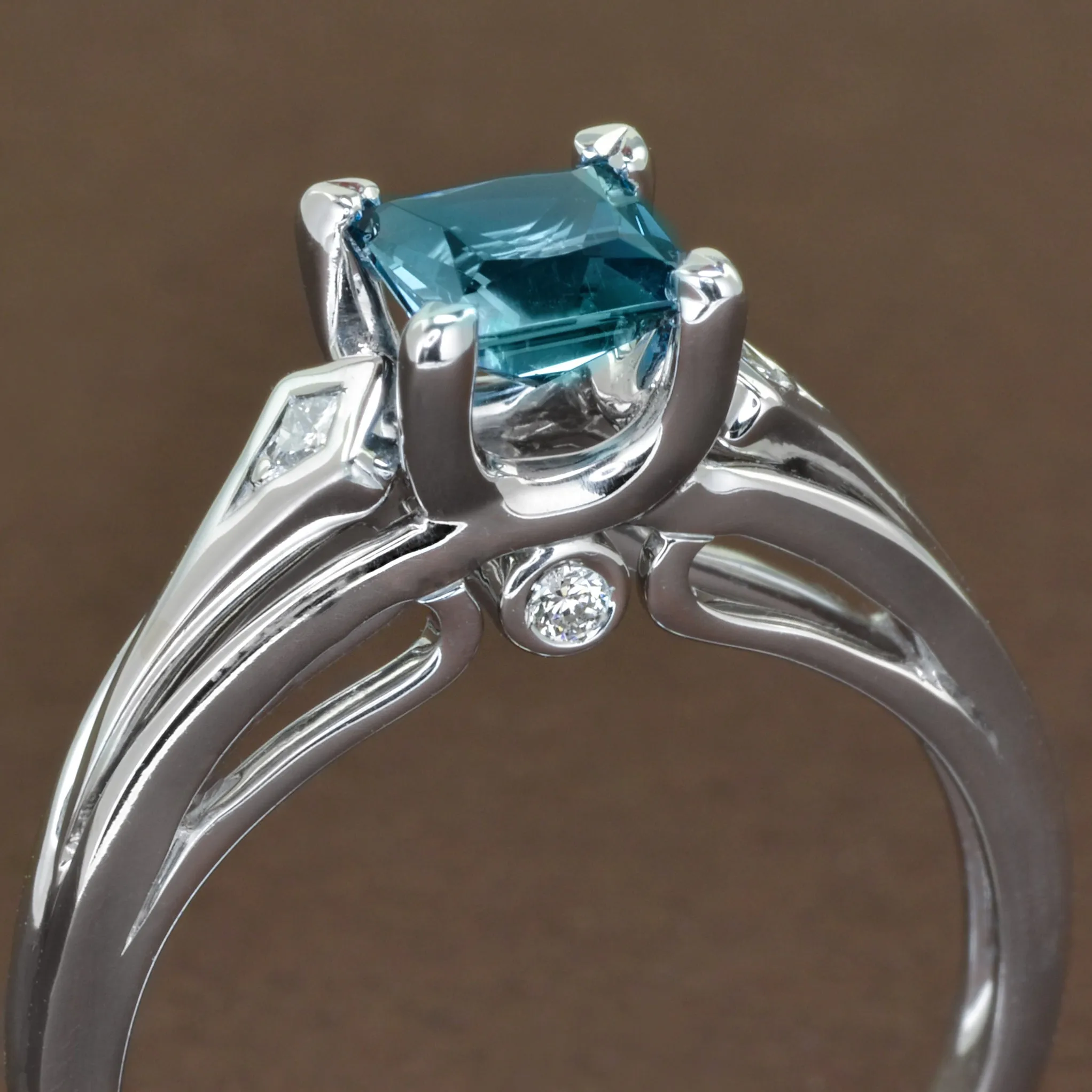 Art Nouveau Topaz Ring