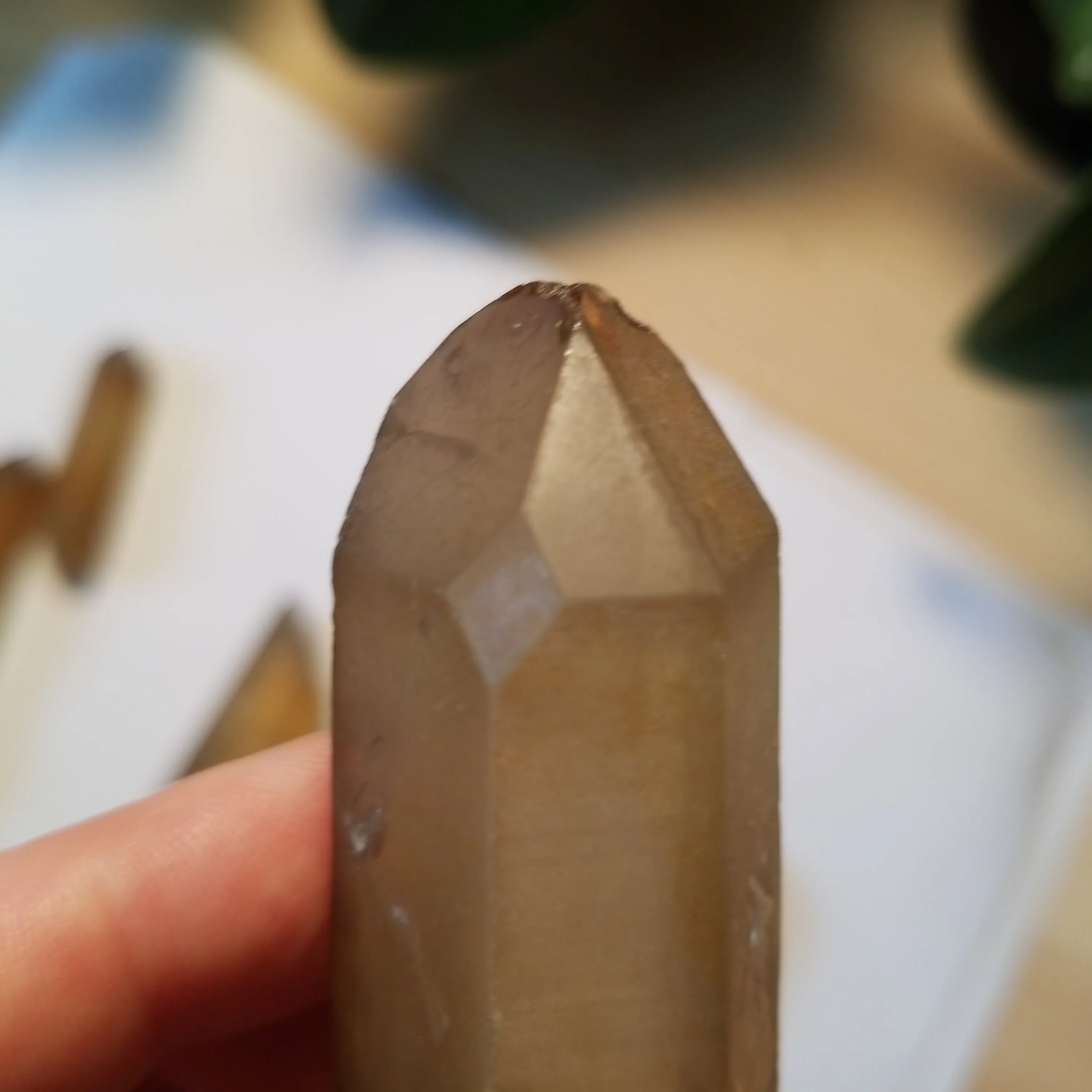 Bulk lot of 6 Natural Citrine, Citrine Quartz From Mansa, Zambia, Citrine Points