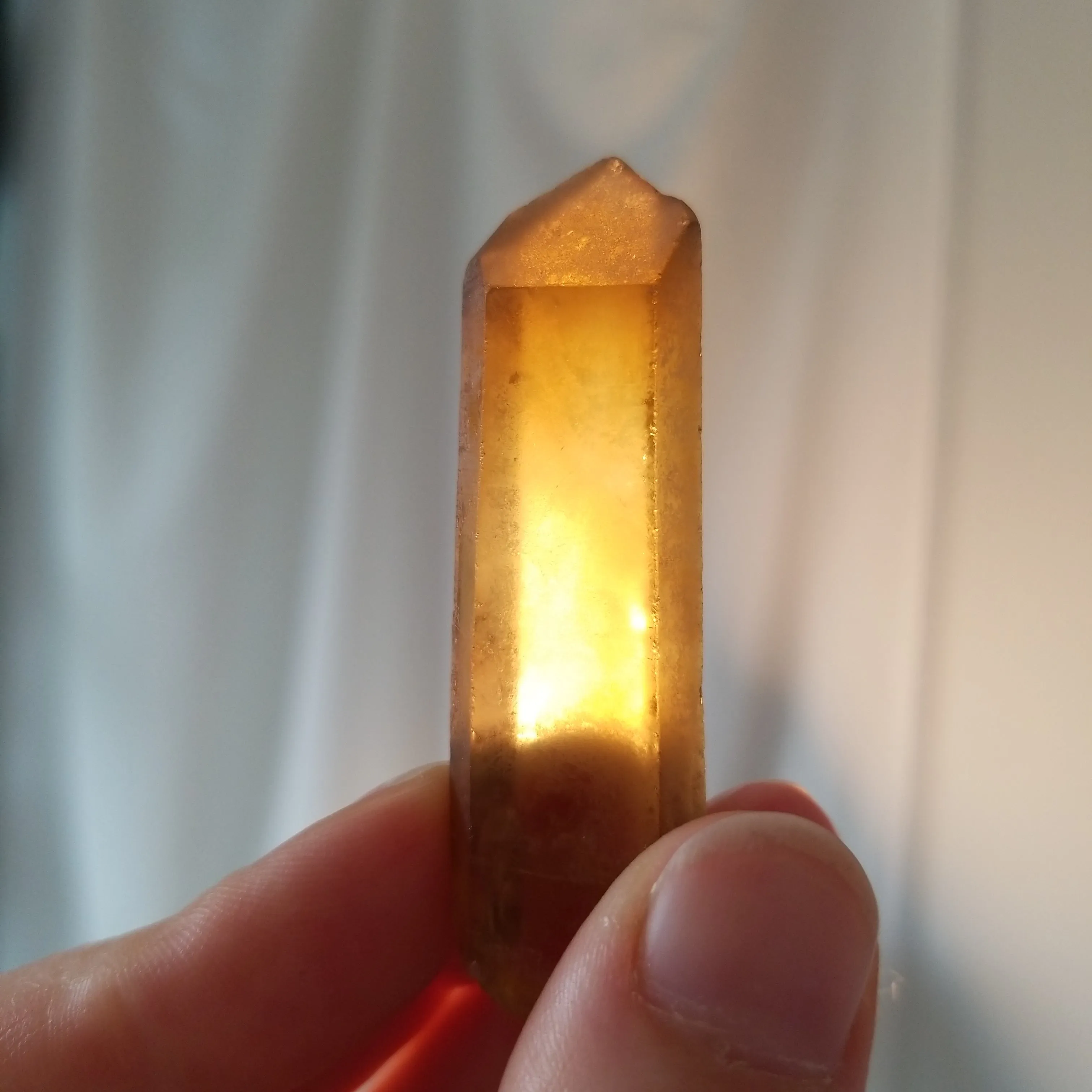 Bulk lot of 6 Natural Citrine, Citrine Quartz From Mansa, Zambia, Citrine Points
