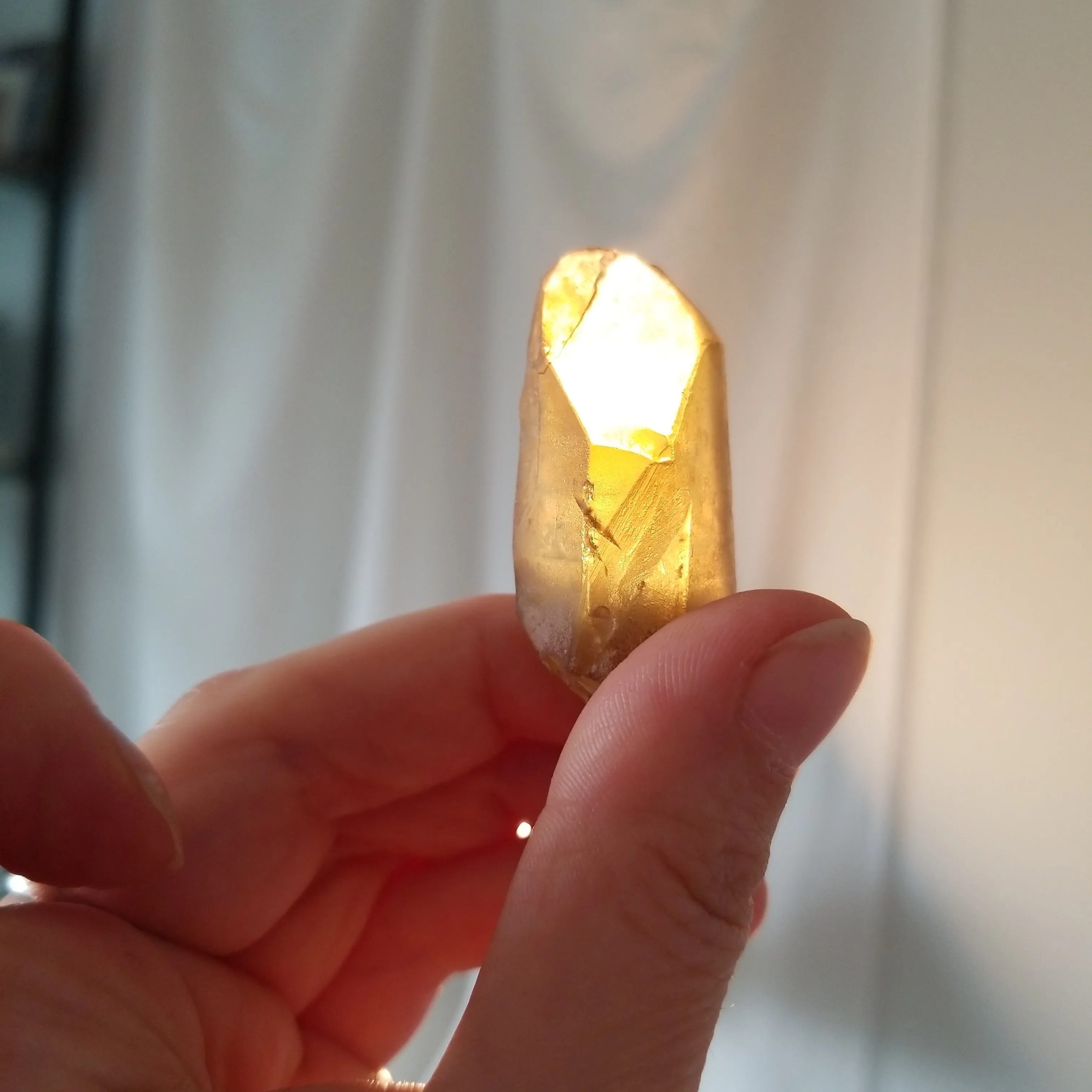 Bulk lot of 6 Natural Citrine, Citrine Quartz From Mansa, Zambia, Citrine Points