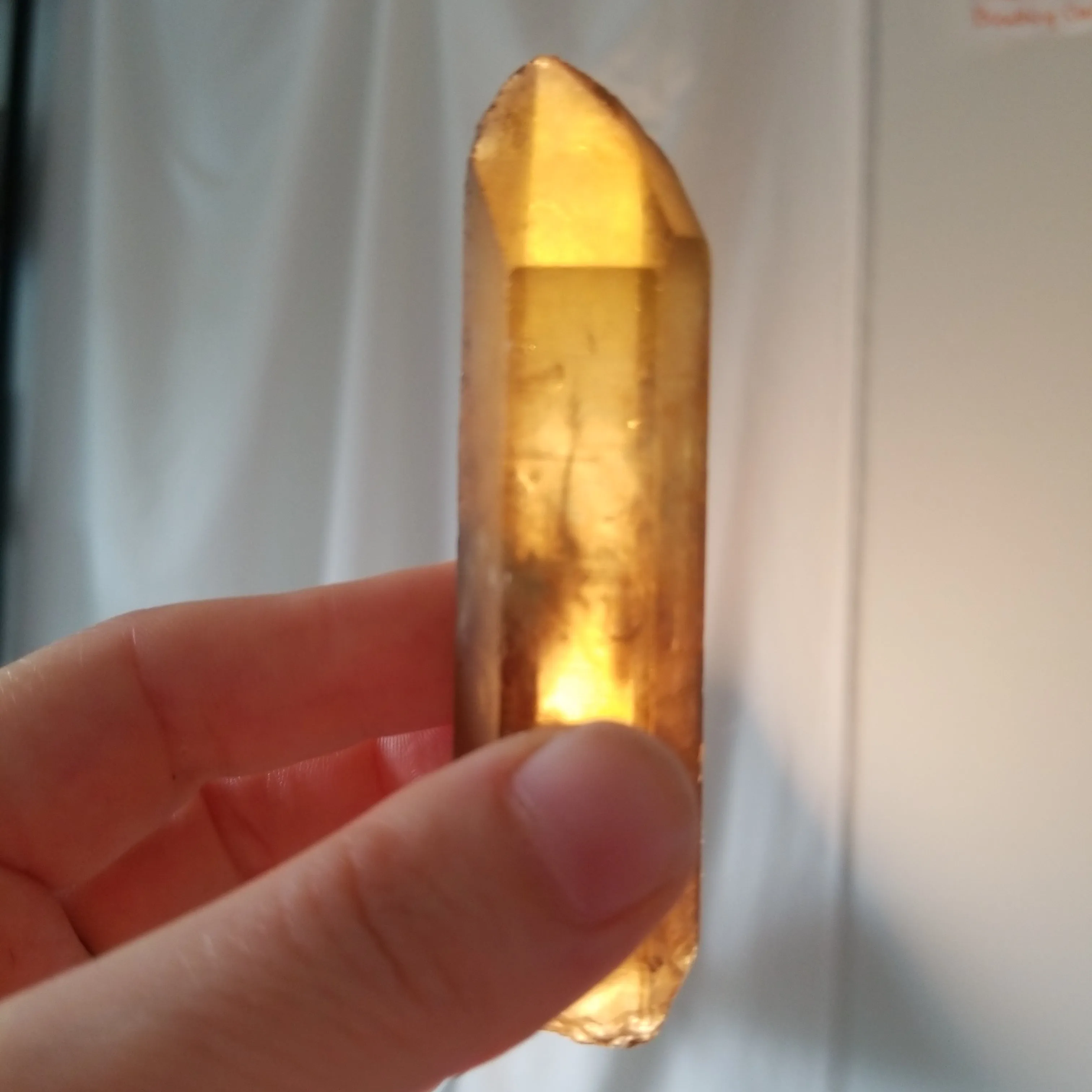 Bulk lot of 6 Natural Citrine, Citrine Quartz From Mansa, Zambia, Citrine Points