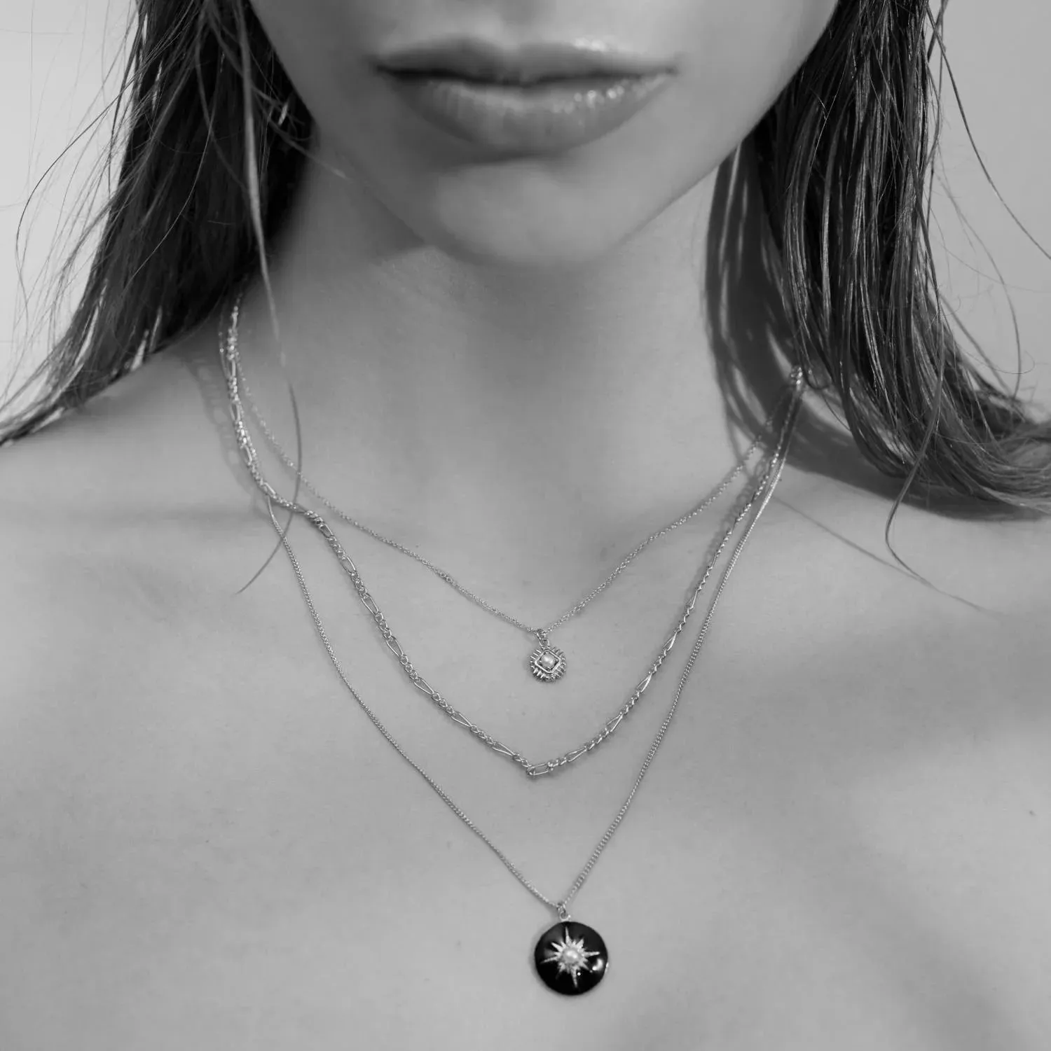Figaro Fine Necklace | Silver