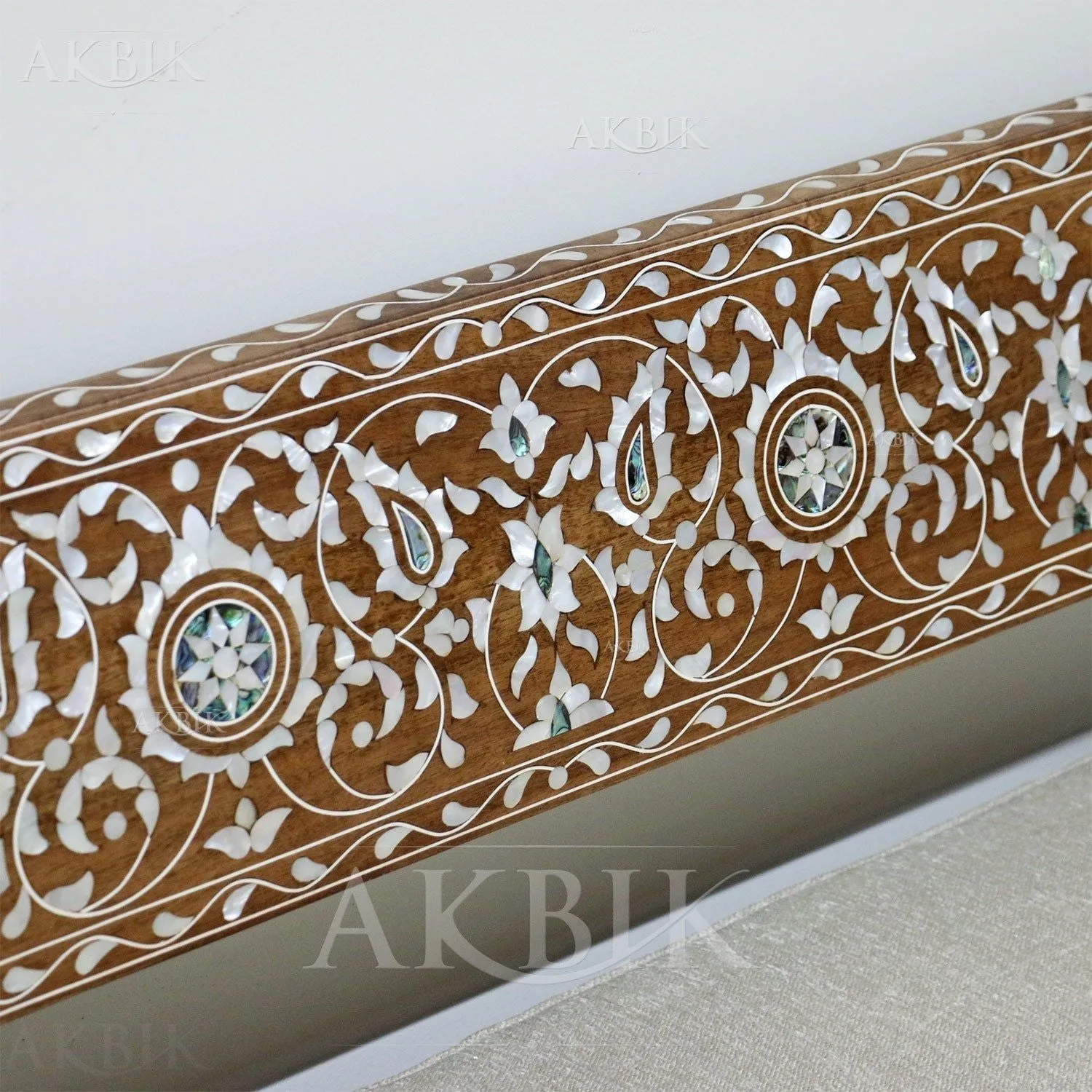 Garden of Pearls: Inlaid Sofa