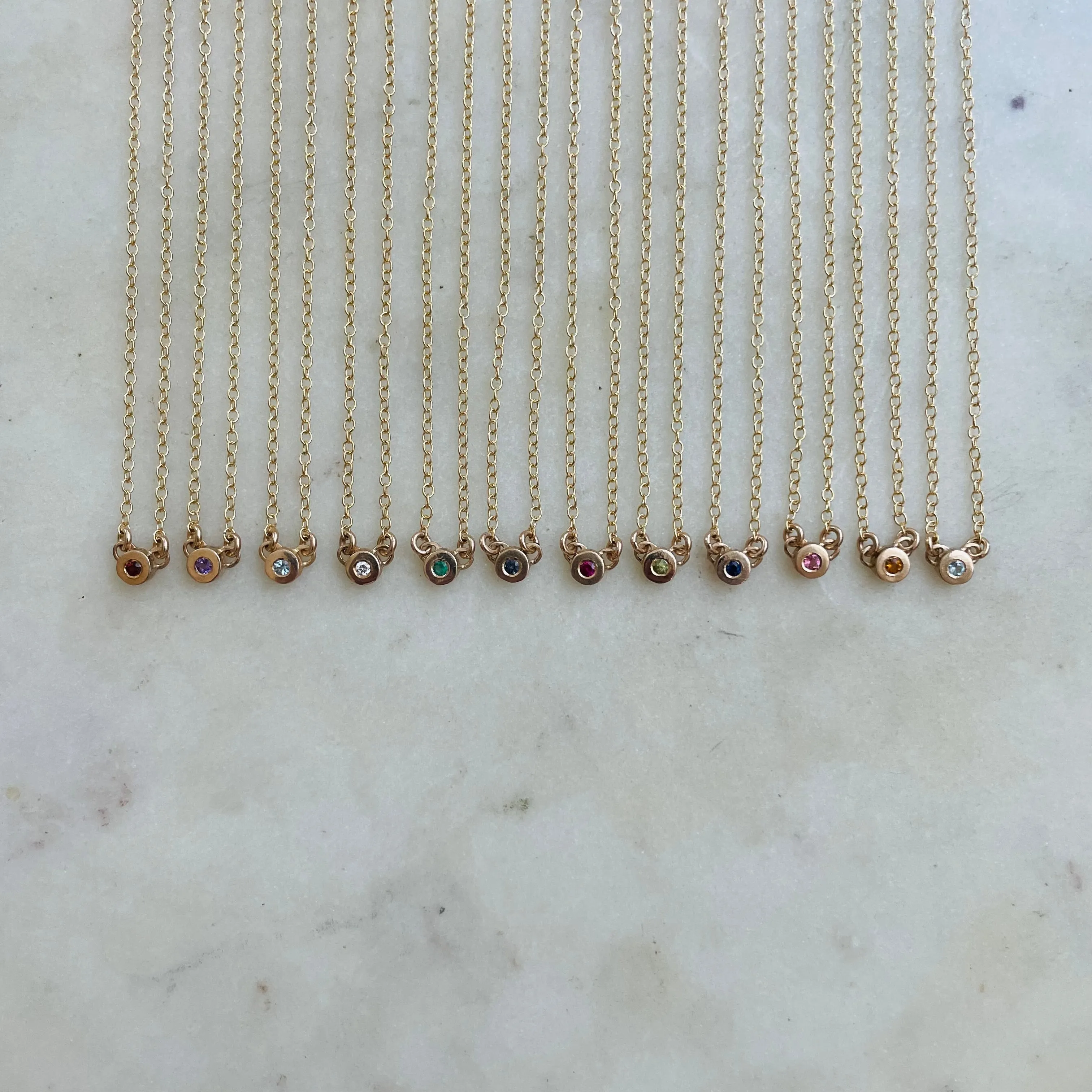 GRACE NECKLACE   BLUE TOPAZ