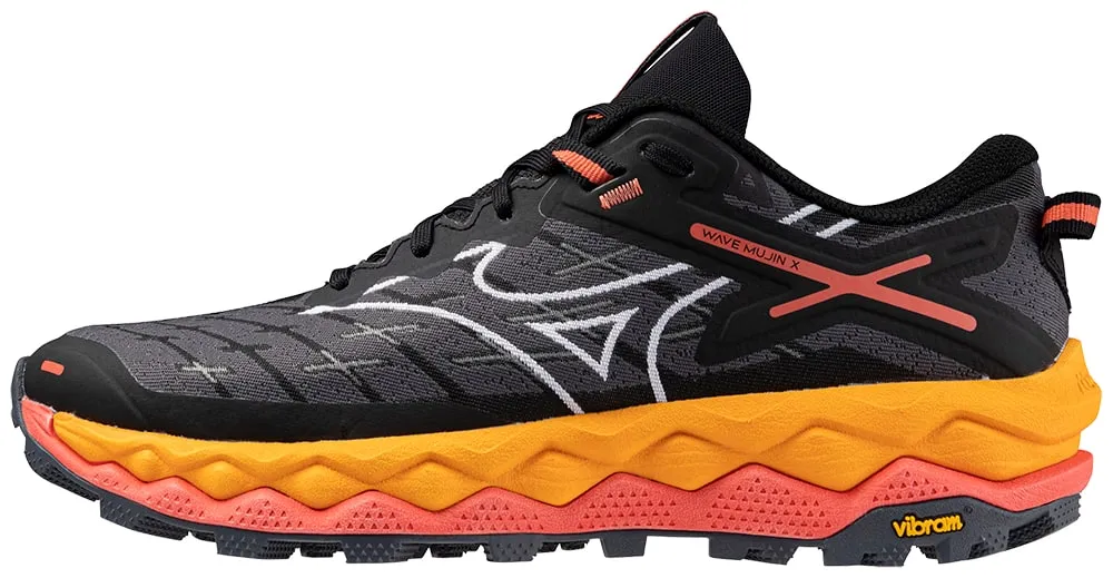 Mizuno Women&#x27;s Wave Mujin 10 Black/White/Hot Coral | Buy Mizuno Women&#x27;s Wave Mujin 10 Black/White/Hot Coral here | Outnorth