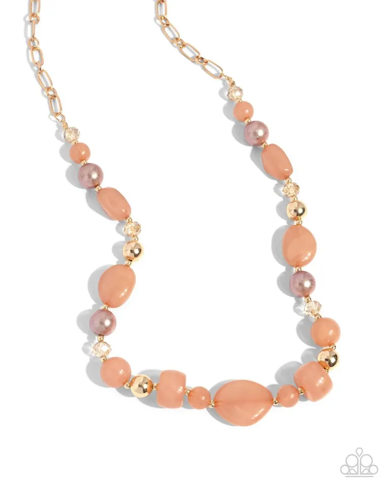 Paparazzi Necklace ~ Beaded Blessing - Brown
