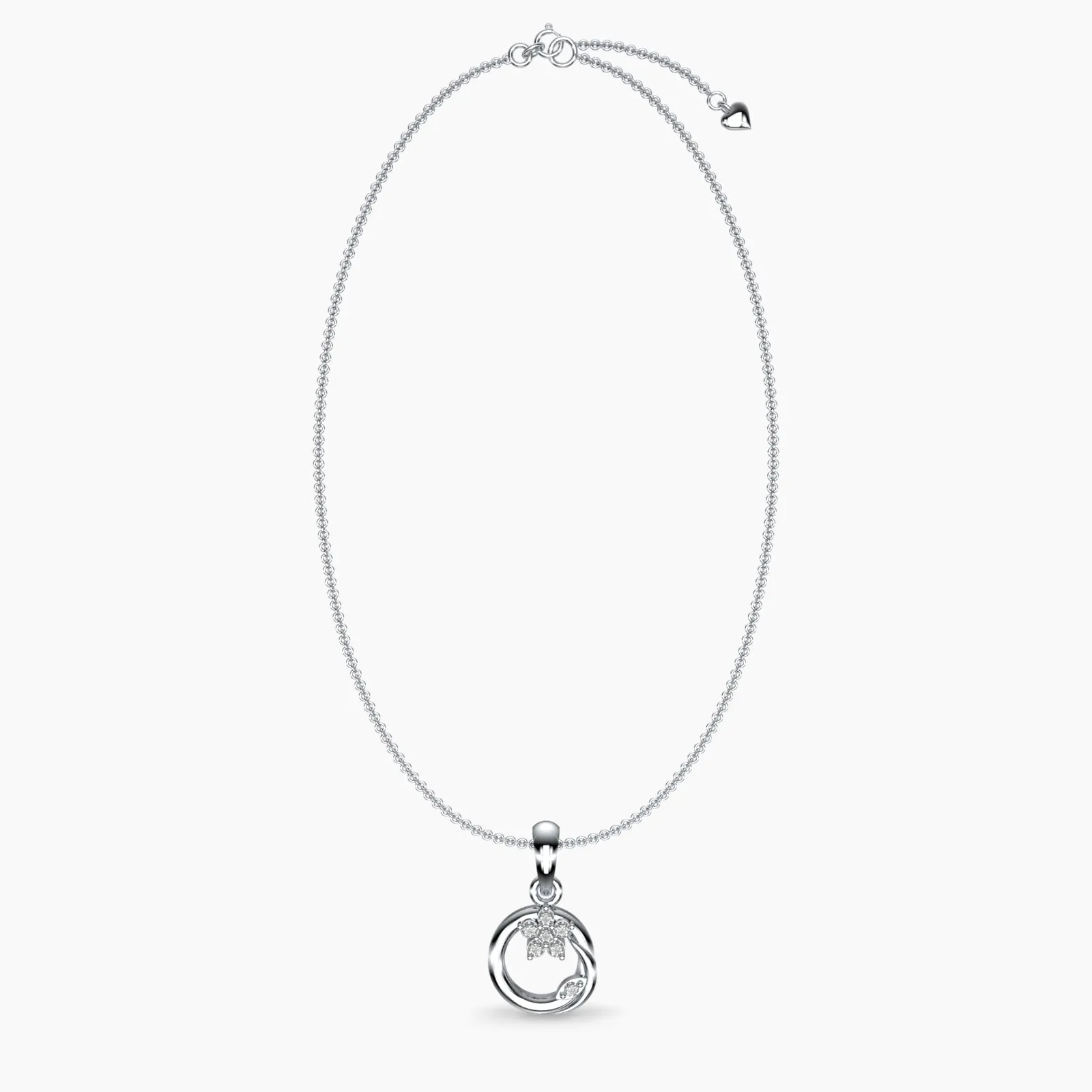 Queens Pride Diamond Pendant Necklace