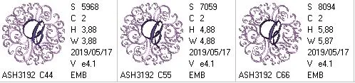 Regal Curls Monogram Letters C