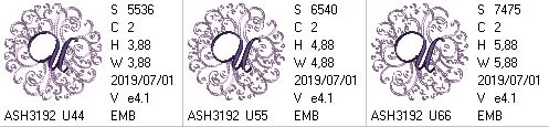 Regal Curls Monogram Letters U