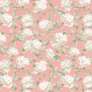 Regal Rose Hydrangea Pink Yardage