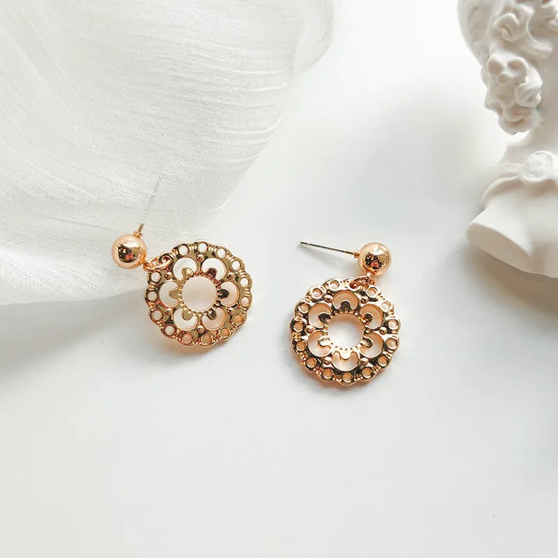 S925 Silver Baroque Stud Earrings